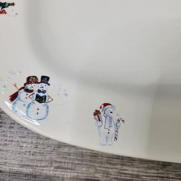 Bath & Body Works 1999 Holiday Edition Snowman Platter - Picture 6 of 10